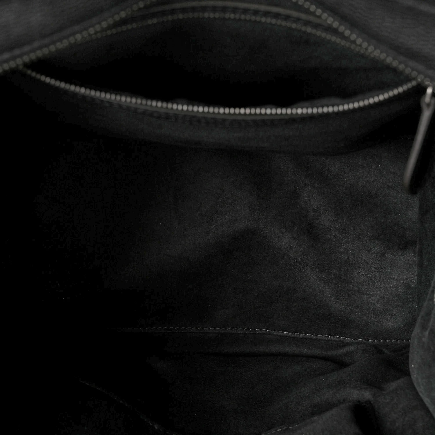 Drummed Calfskin Mini Luggage Black - Image 5