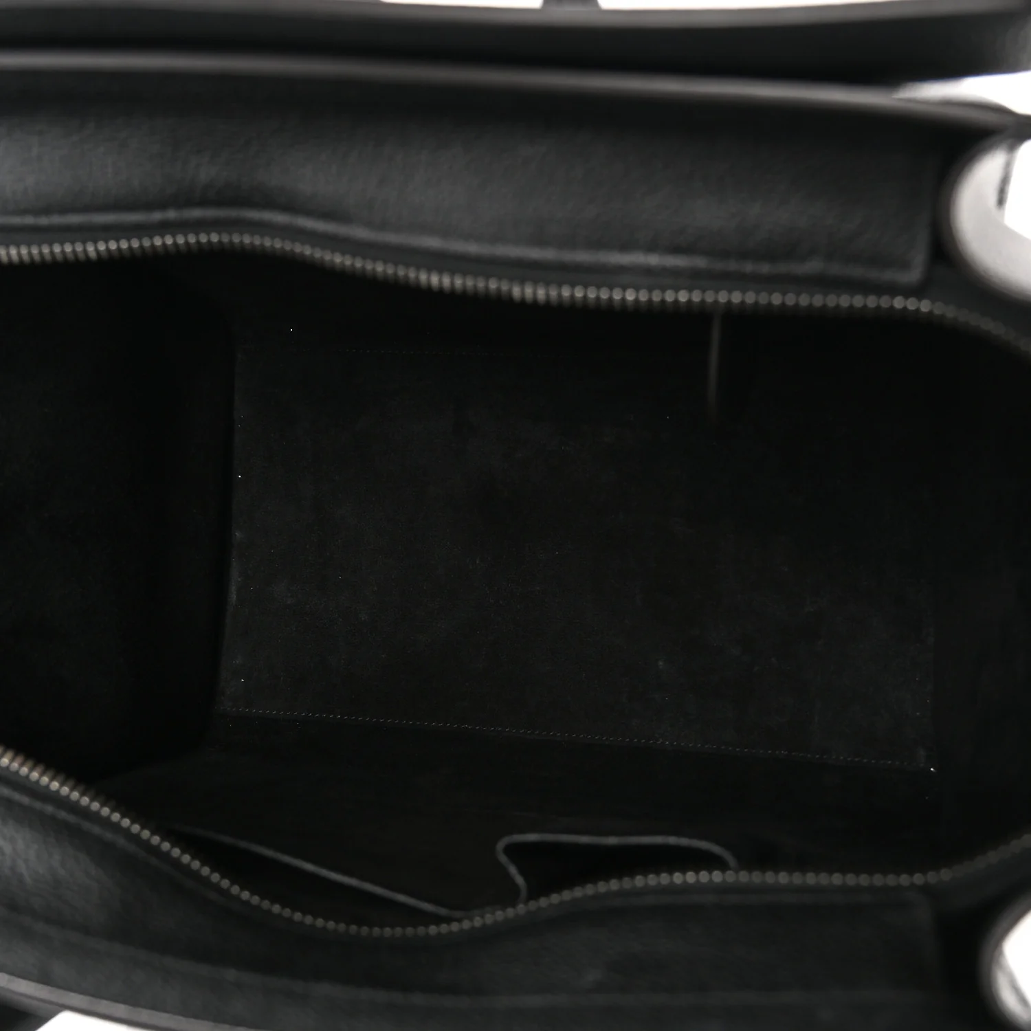 Drummed Calfskin Mini Luggage Black - Image 5