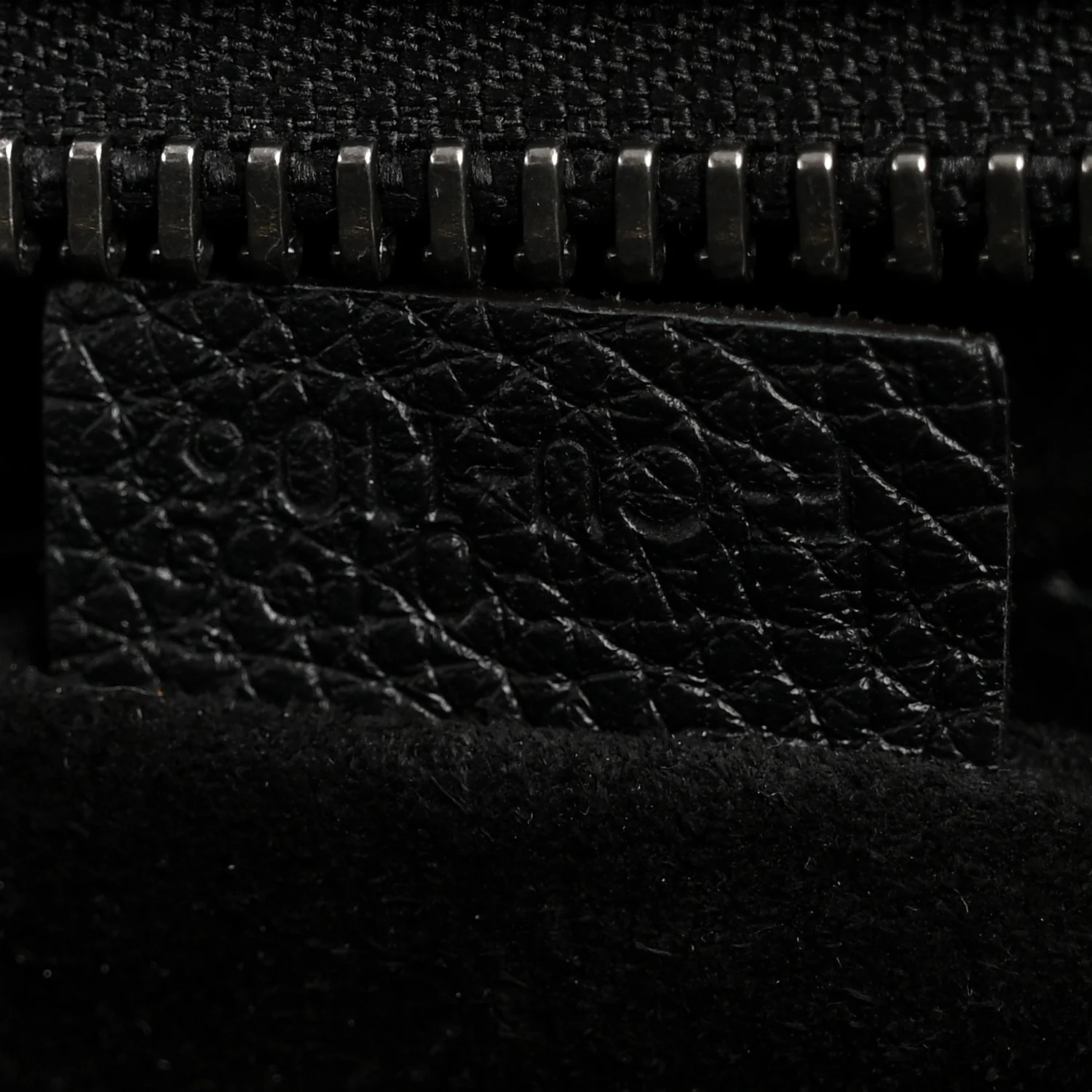 Drummed Calfskin Mini Luggage Black - Image 18