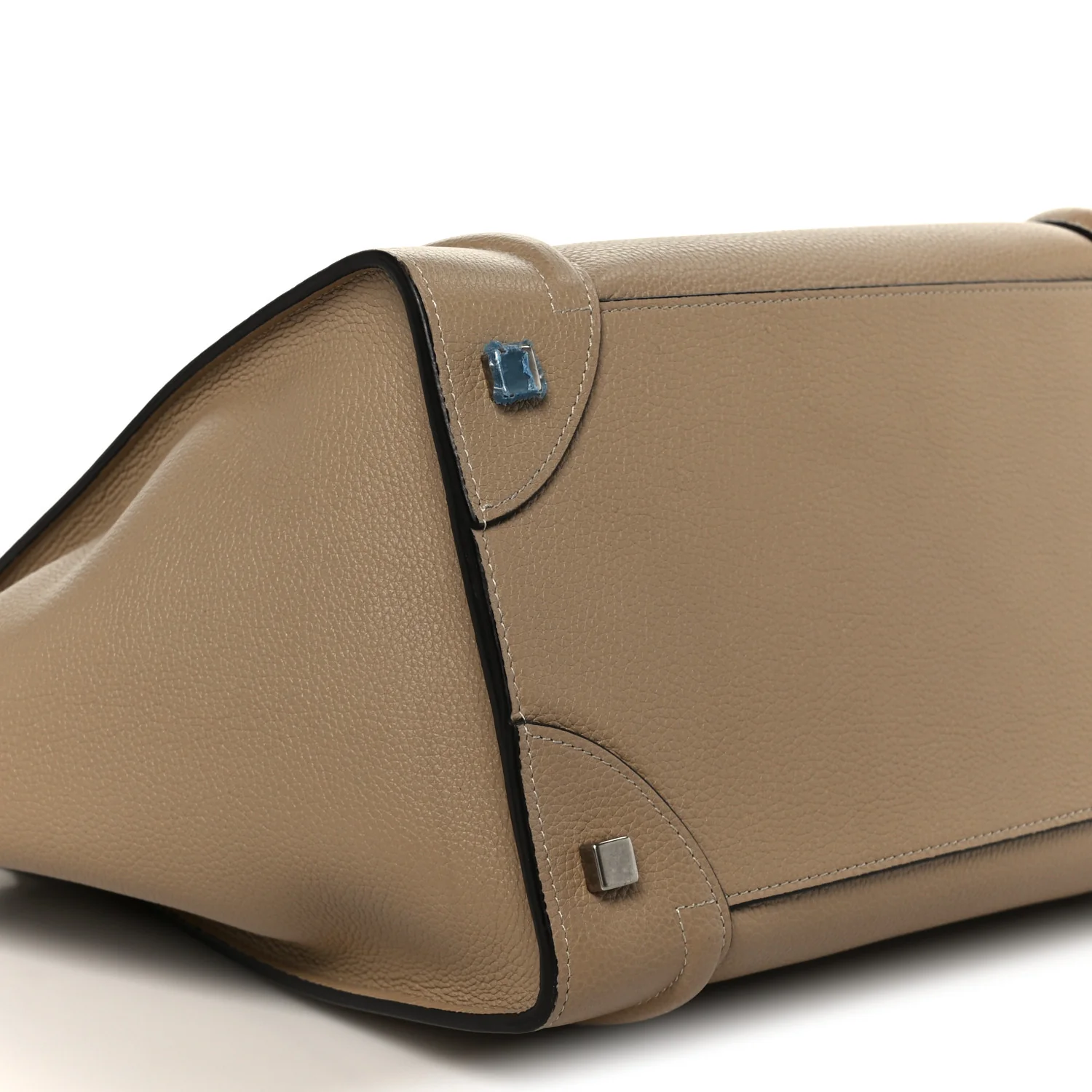 Drummed Calfskin Mini Luggage Dune - Image 10