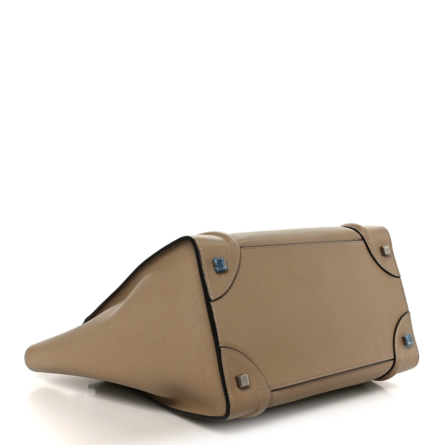 Drummed Calfskin Mini Luggage Dune - Image 4