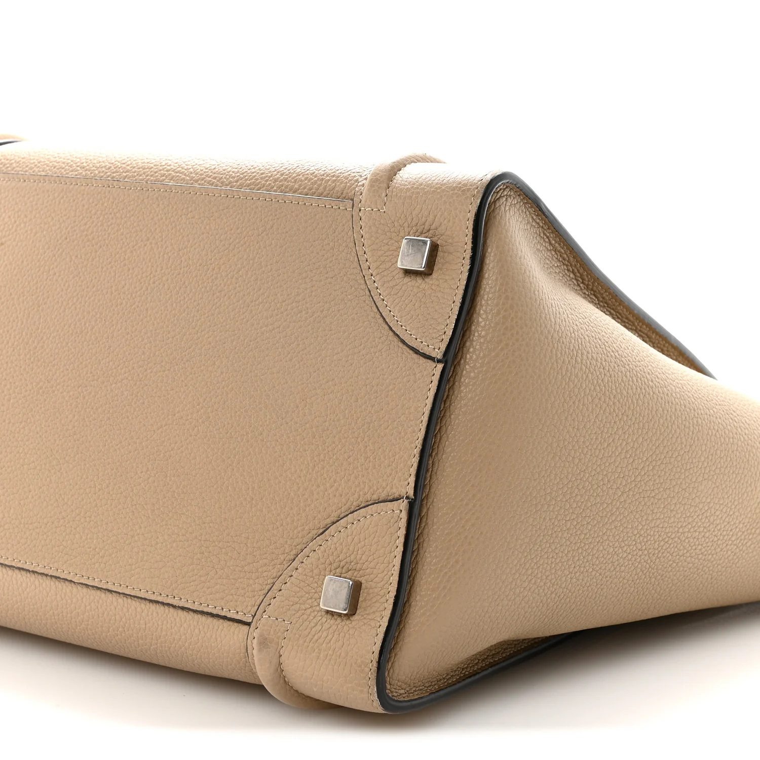 Drummed Calfskin Mini Luggage Dune - Image 9