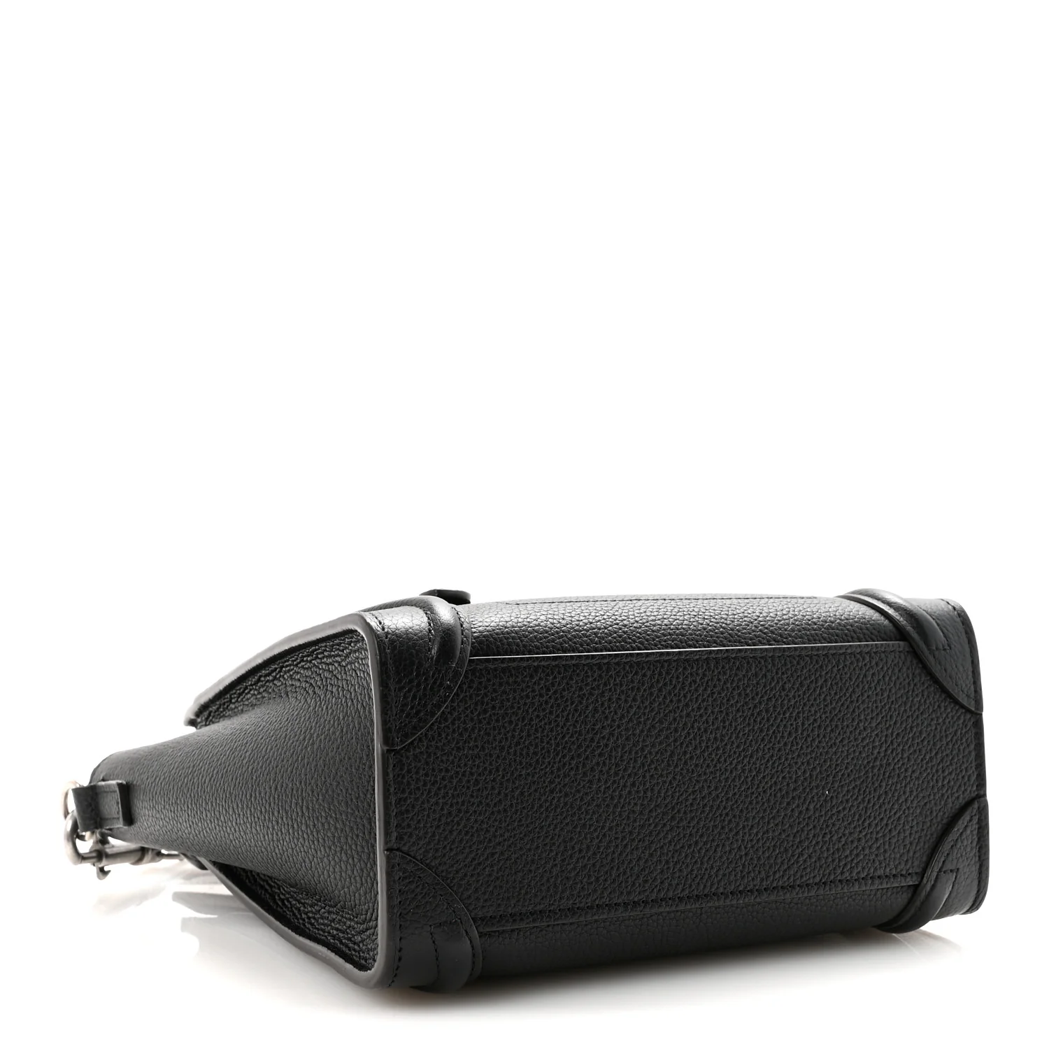 Drummed Calfskin Nano Luggage Black - Image 4