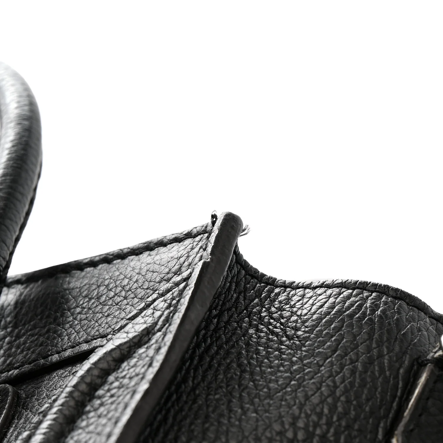 Drummed Calfskin Nano Luggage Black - Image 14