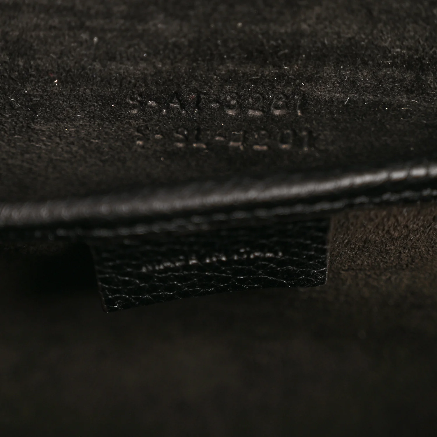 Drummed Calfskin Nano Luggage Black - Image 8