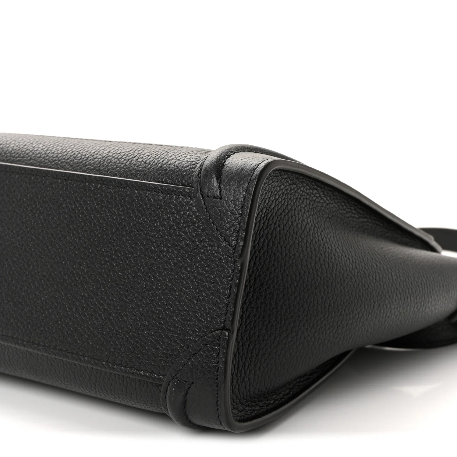 Drummed Calfskin Nano Luggage Black - Image 10