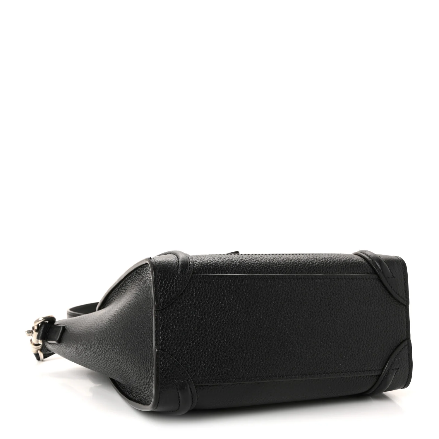 Drummed Calfskin Nano Luggage Black - Image 4
