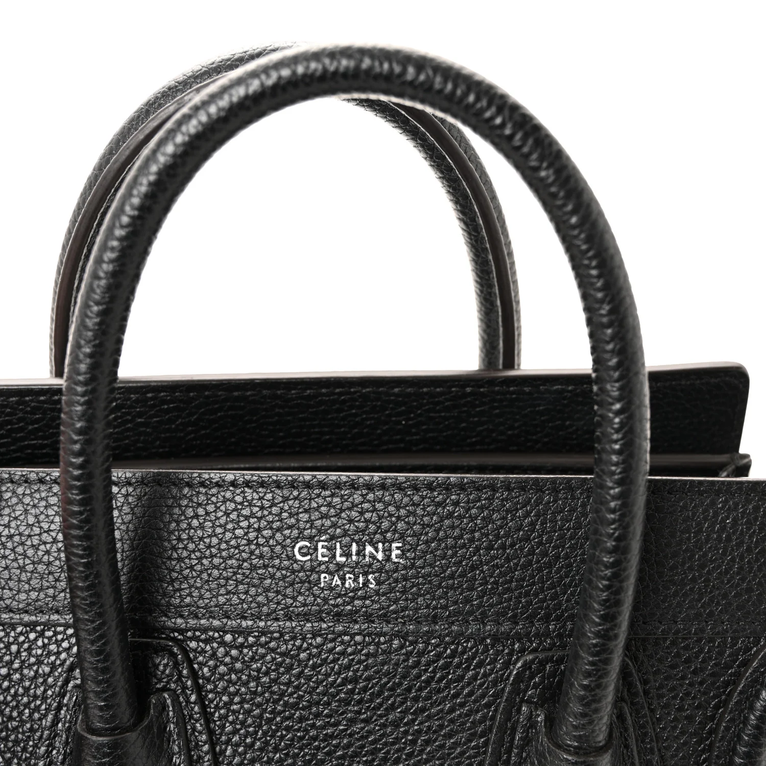 Drummed Calfskin Nano Luggage Black - Image 6