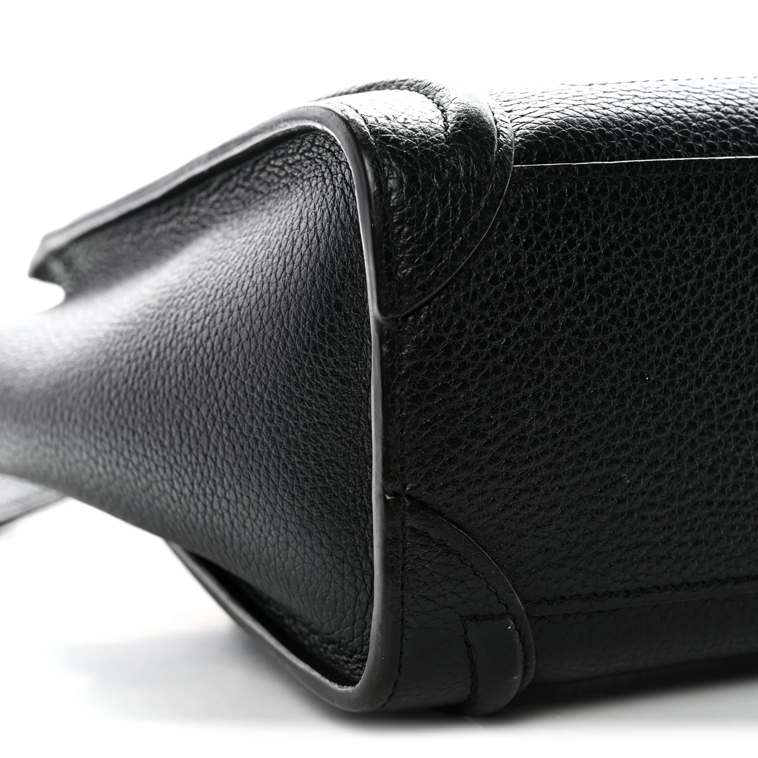 Drummed Calfskin Nano Luggage Black - Image 8
