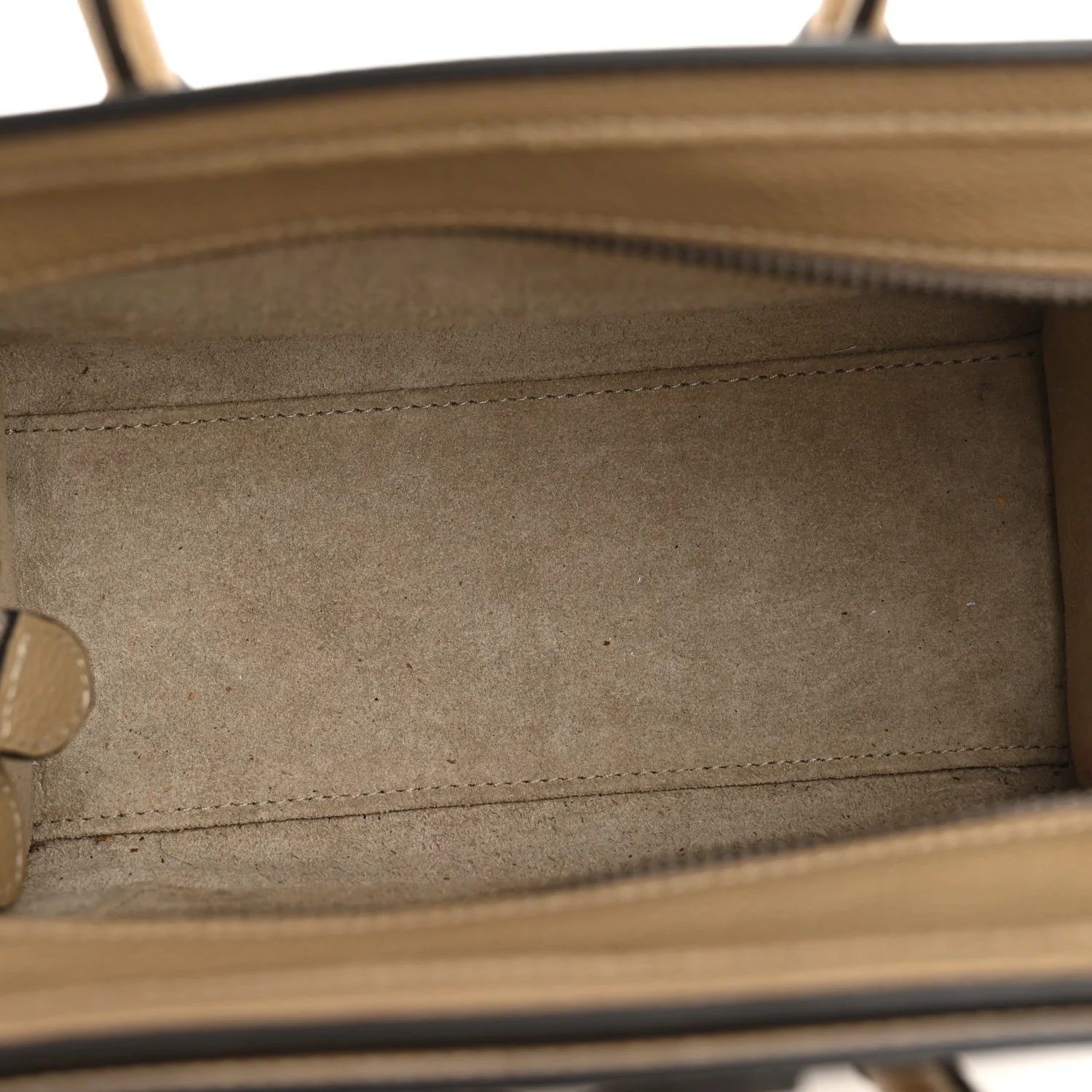 Drummed Calfskin Nano Luggage Dune - Image 5