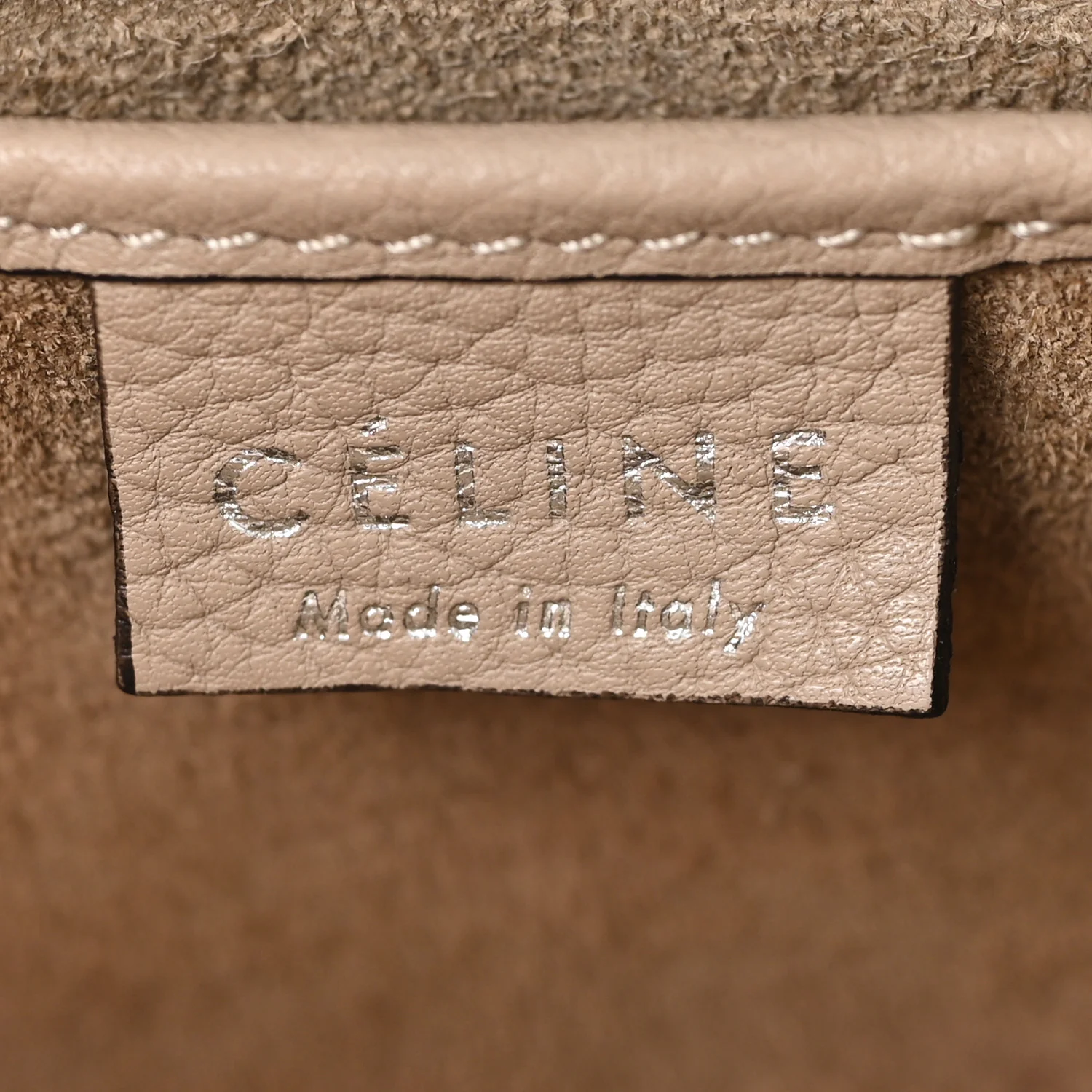Drummed Calfskin Nano Luggage Dune - Image 6