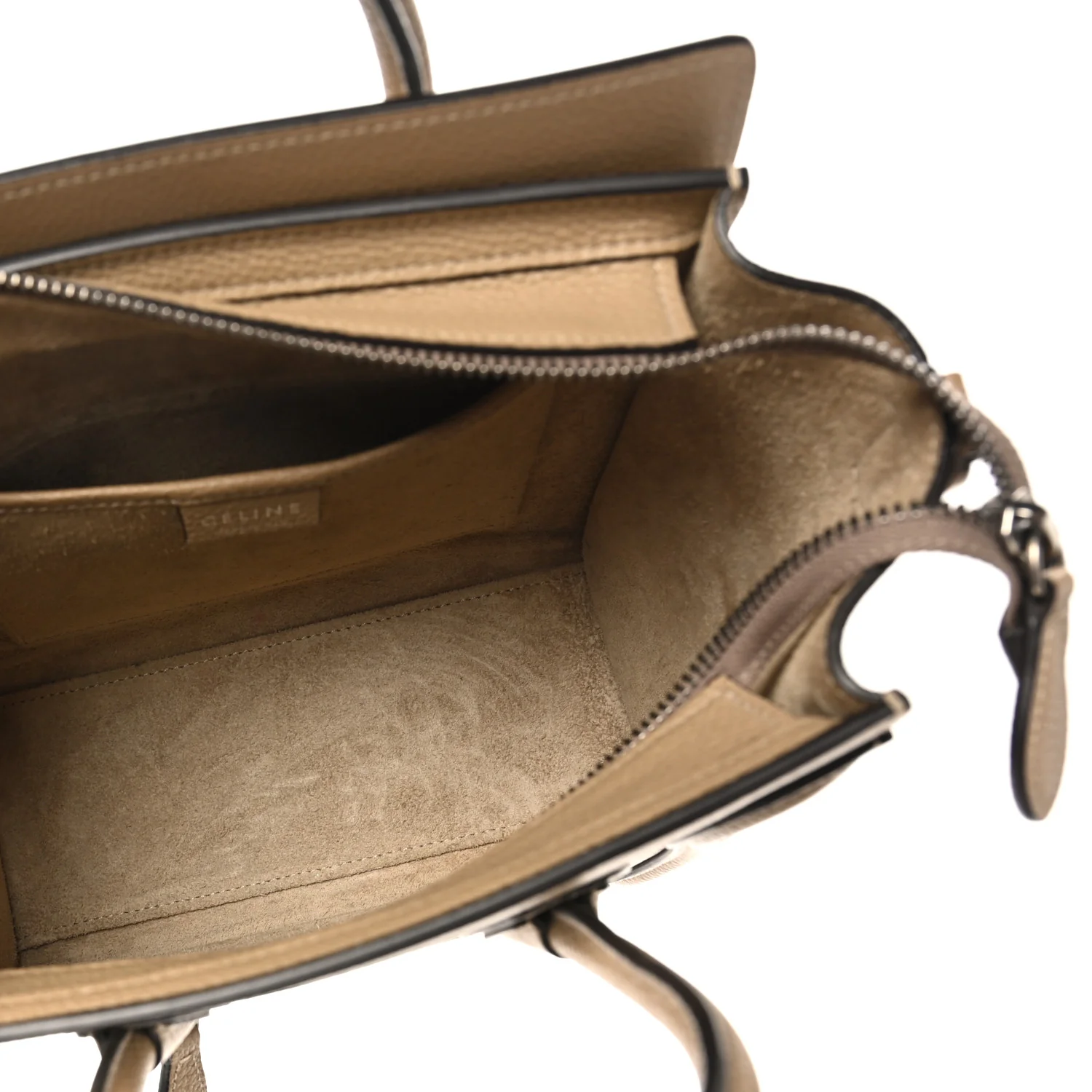 Drummed Calfskin Nano Luggage Dune - Image 5