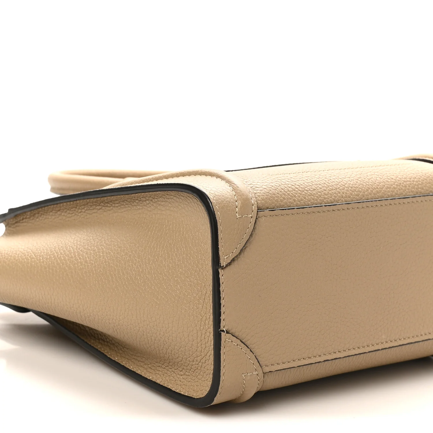 Drummed Calfskin Nano Luggage Dune - Image 9