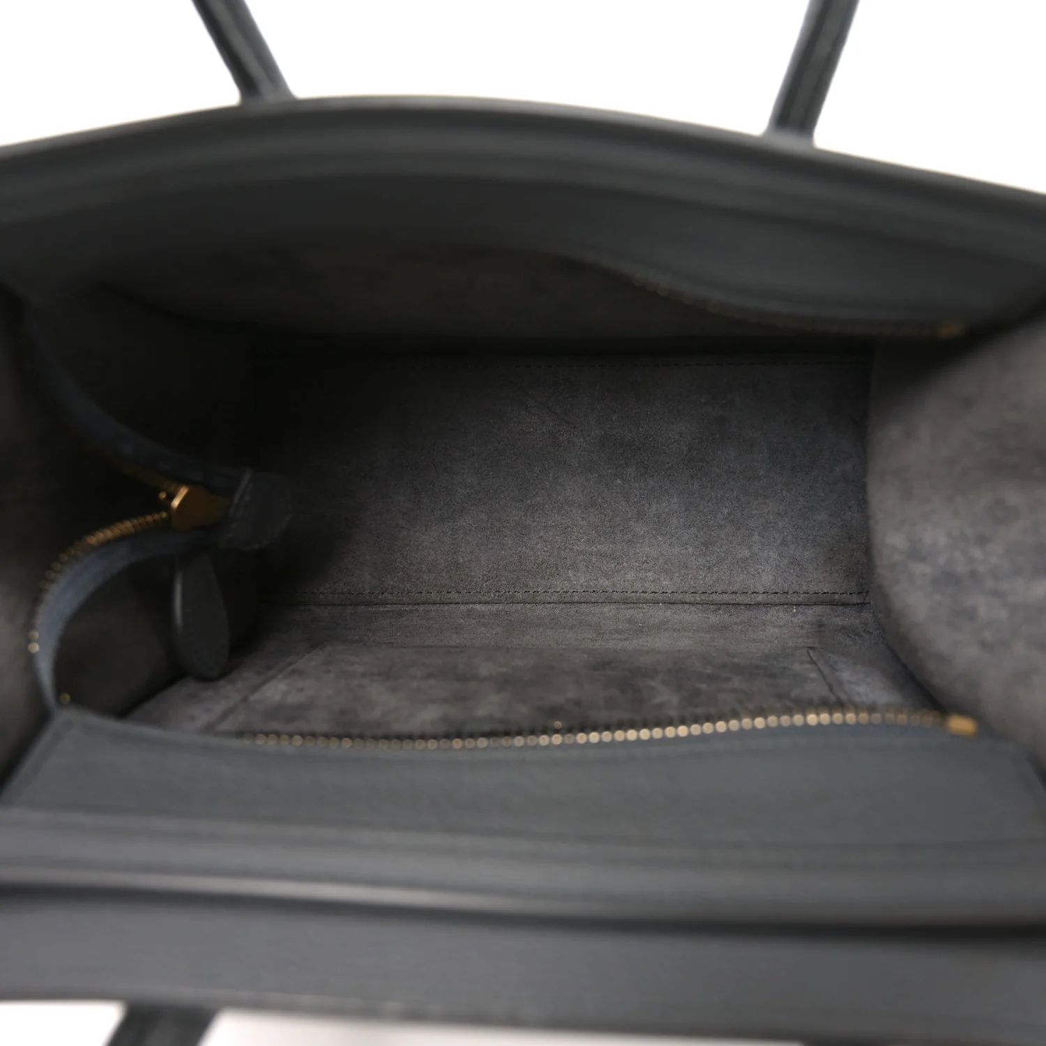 Drummed Calfskin Nano Luggage Kohl - Image 5