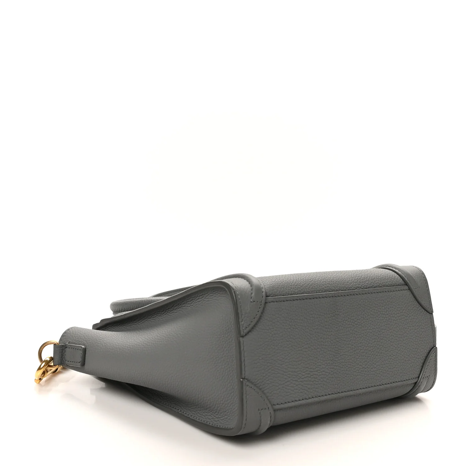 Drummed Calfskin Nano Luggage Kohl - Image 4