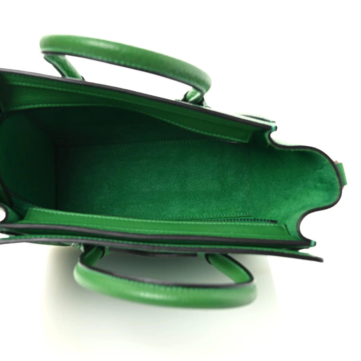 Drummed Calfskin Nano Luggage Mint - Image 5