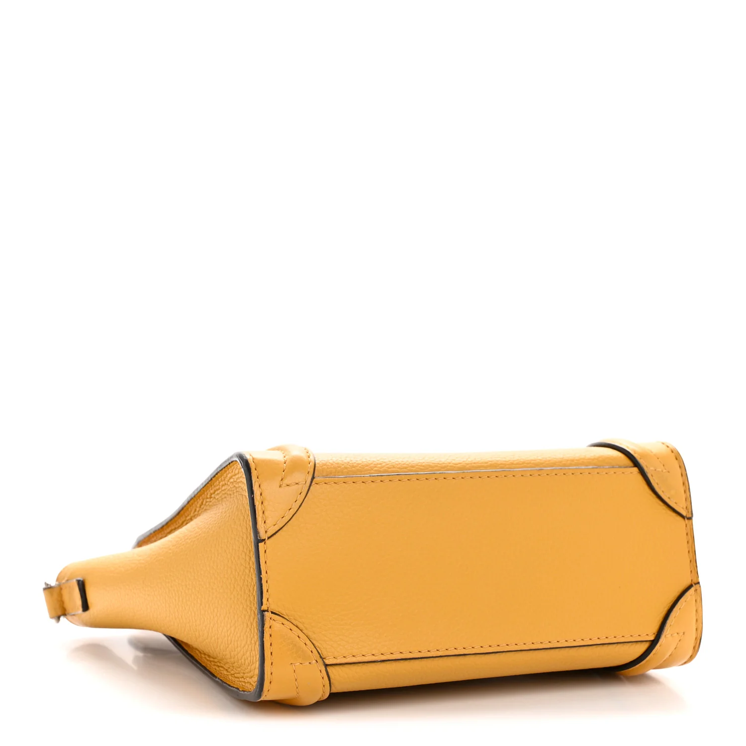 Drummed Calfskin Nano Luggage Ocre - Image 4