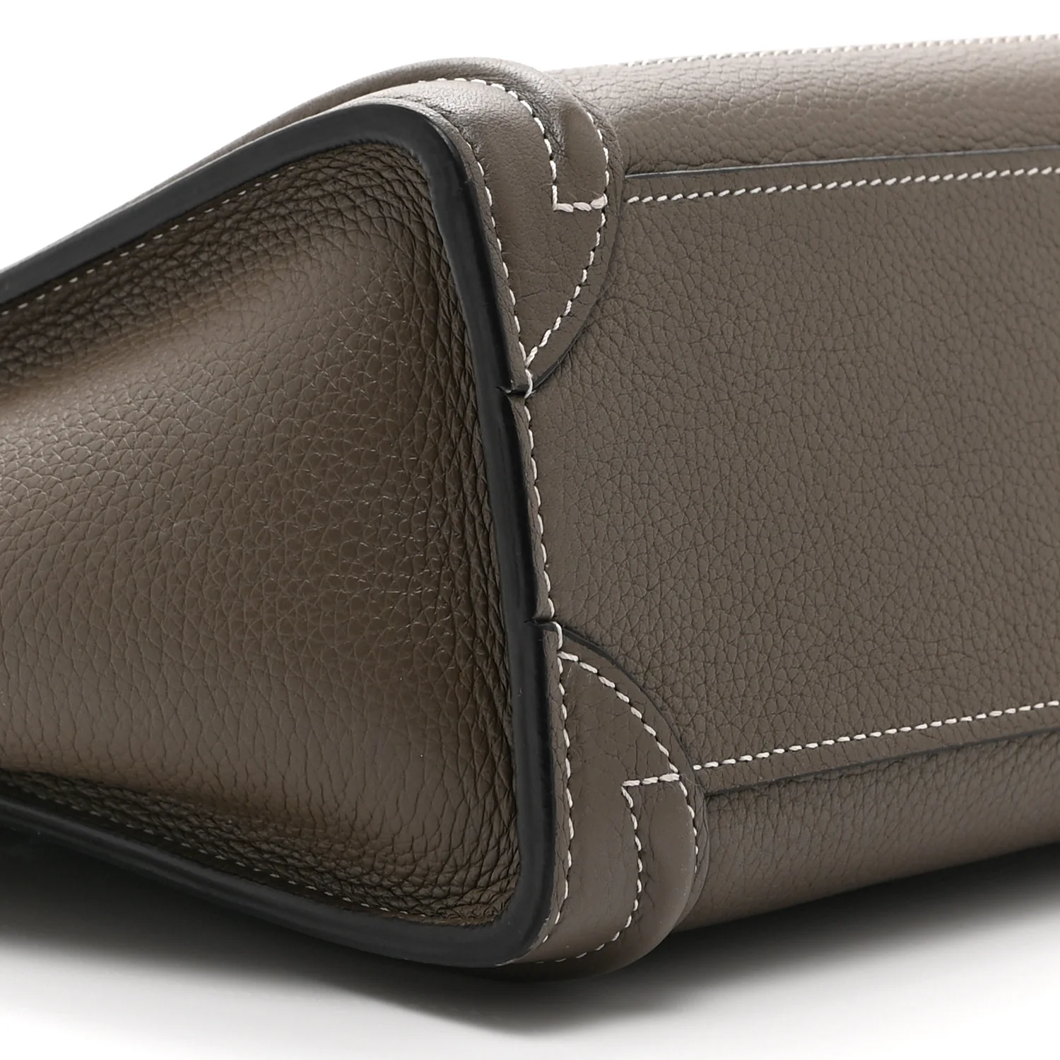 Drummed Calfskin Nano Luggage Souris - Image 10