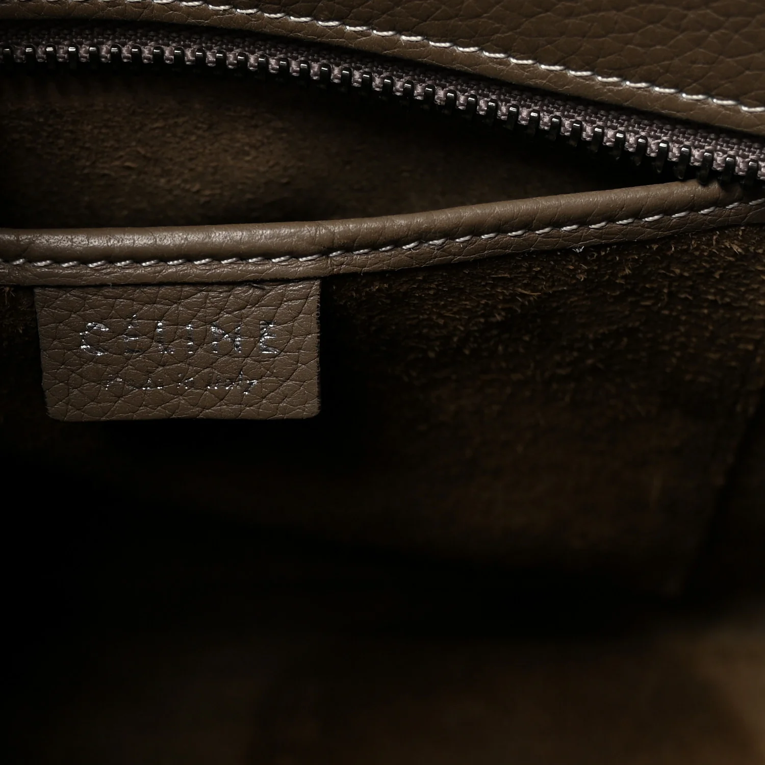 Drummed Calfskin Nano Luggage Souris - Image 6