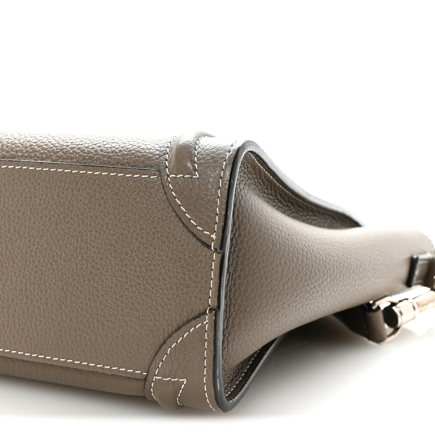 Drummed Calfskin Nano Luggage Souris - Image 9