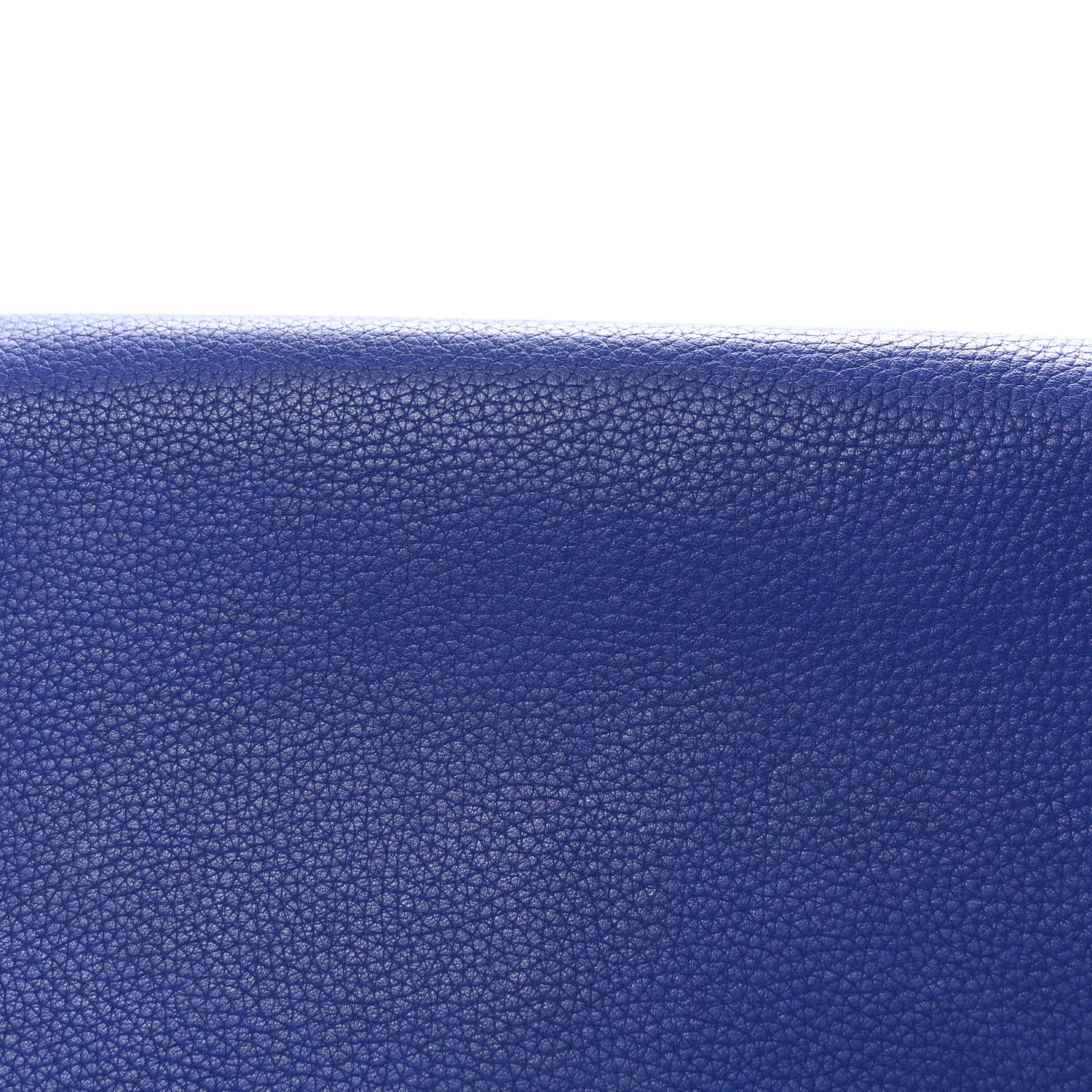 Drummed Calfskin Suede Medium Trapeze Indigo - Image 7