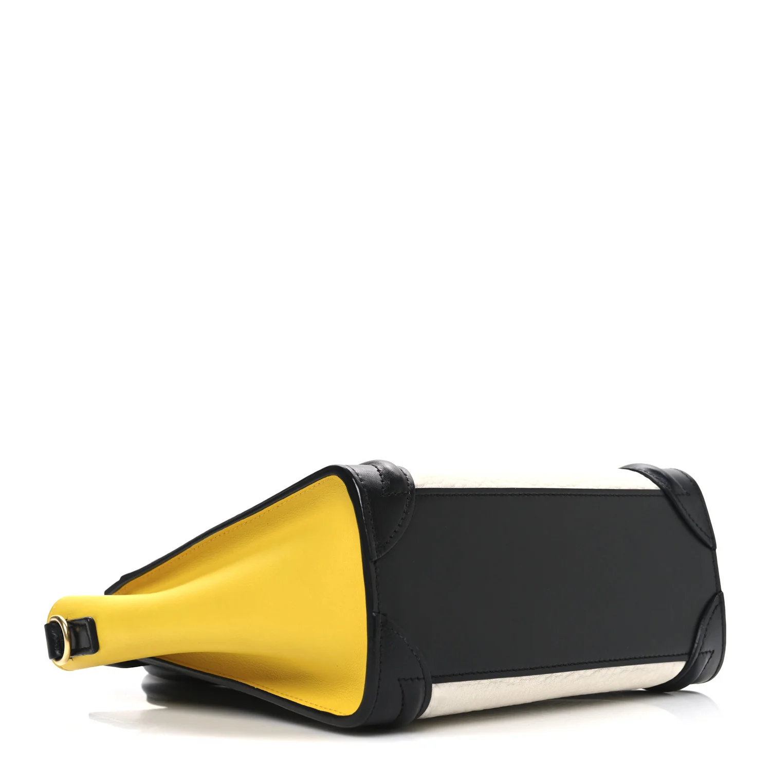 Elephant Calfskin Nano Tri-Color Luggage Yellow - Image 4