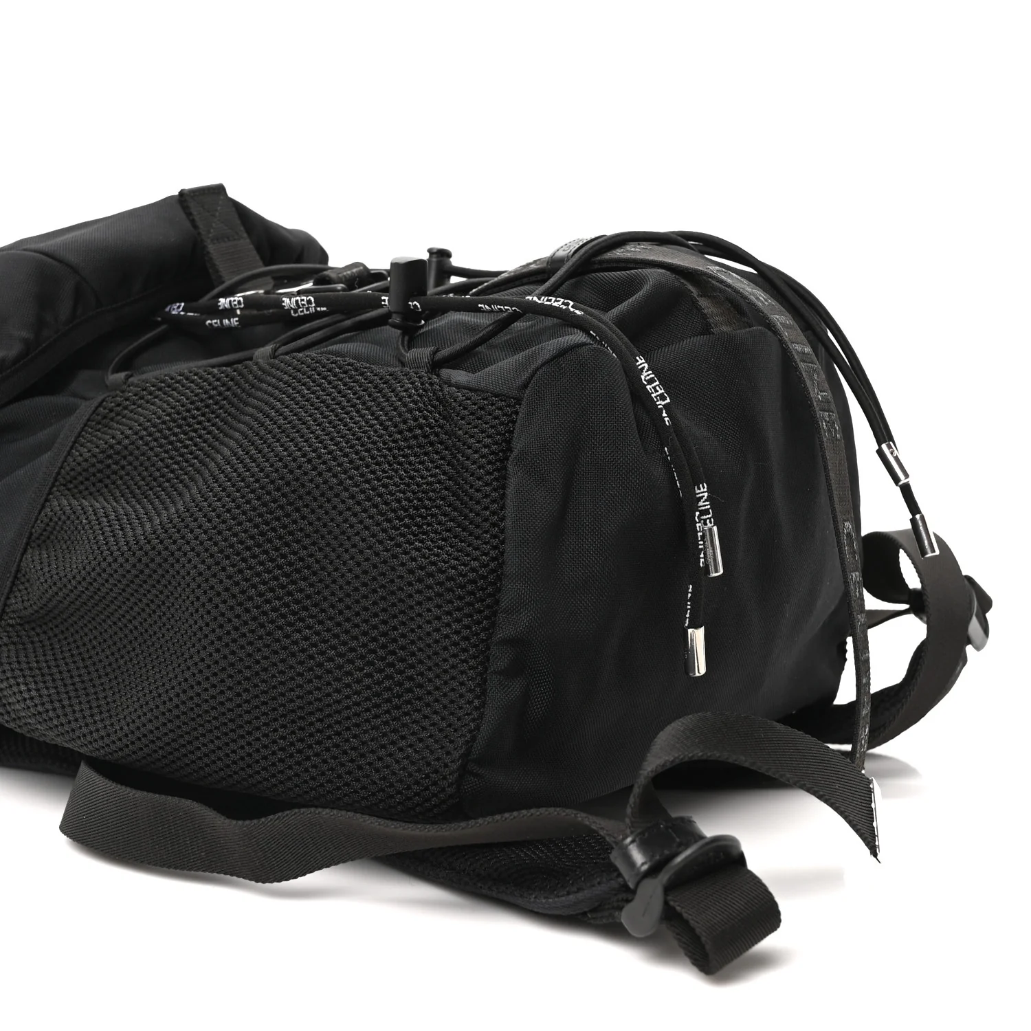 Gabardine Logo Web Trekking Medium Backpack Black - Image 8