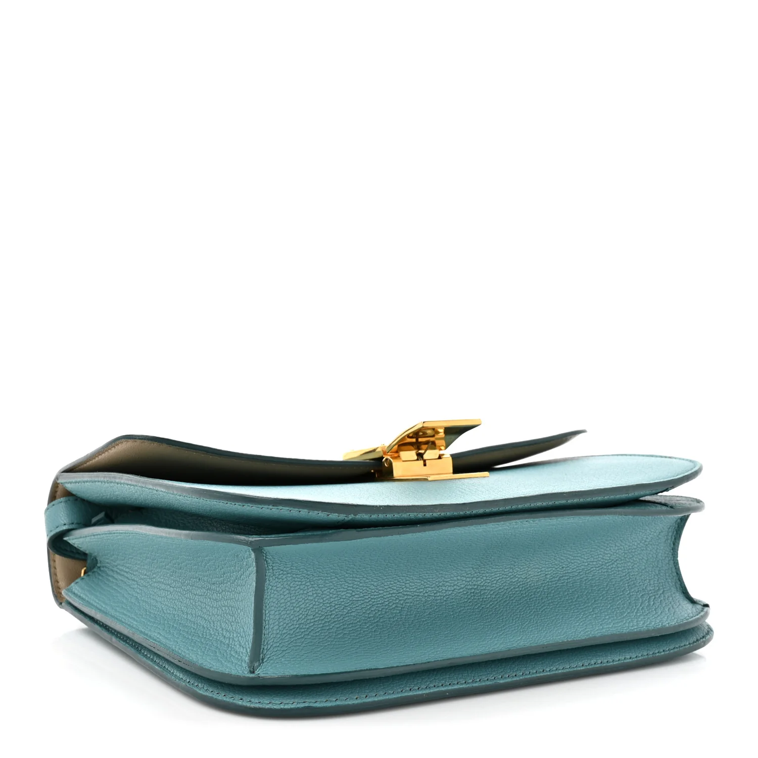 Goatskin Medium Classic Box Flap Bag Antarctic - Image 4