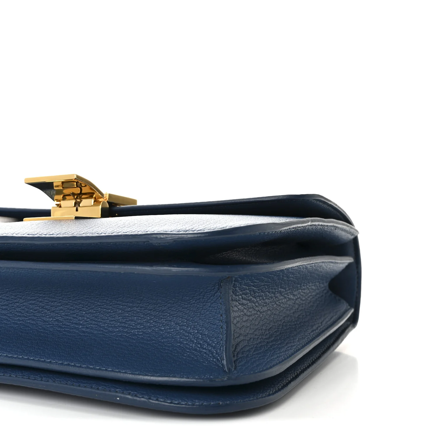 Goatskin Medium Classic Box Flap Bag Deepsea - Image 10