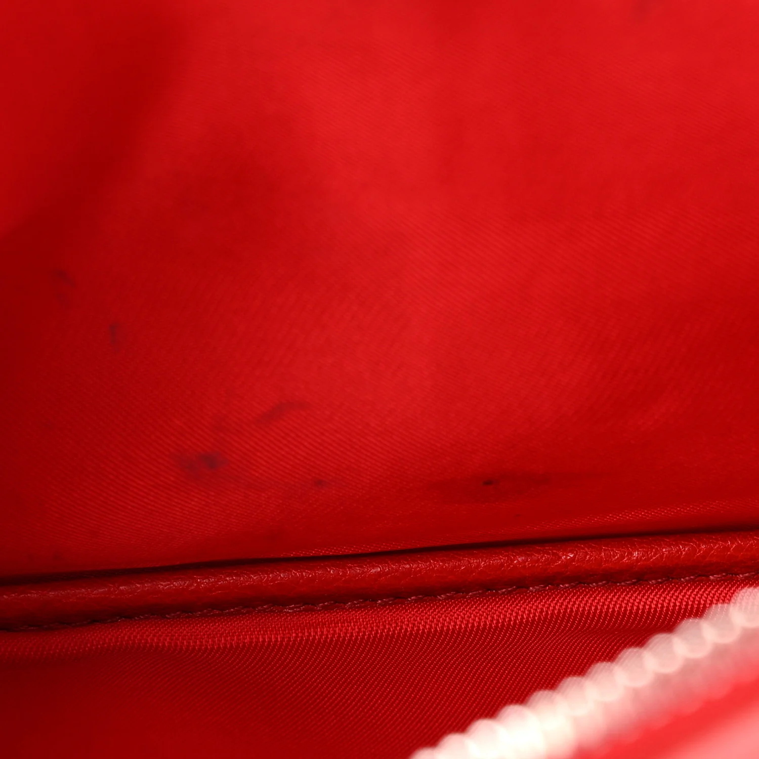 Goatskin Small Trio Crossbody Bag Alizarin - Image 7