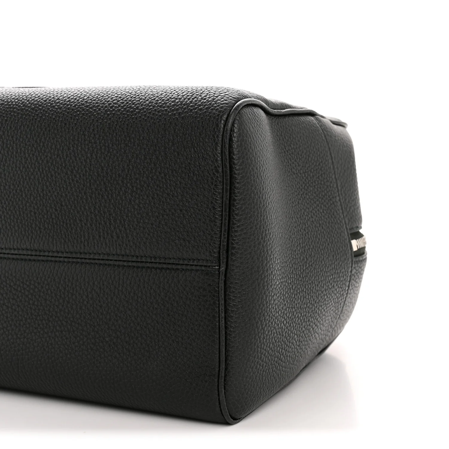 Grained Calfskin Duffle Bag Night Green - Image 10