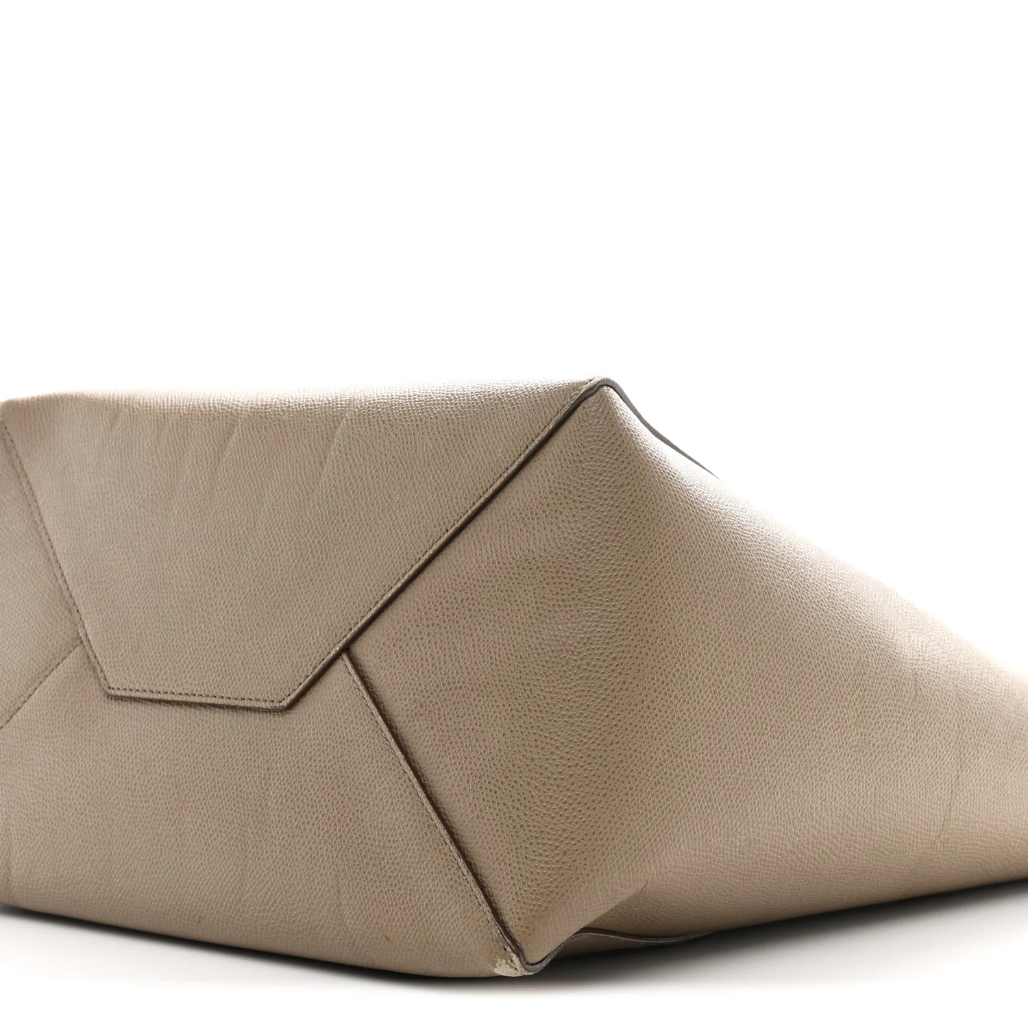 Grained Calfskin Medium Horizontal Cabas Phantom Taupe - Image 9