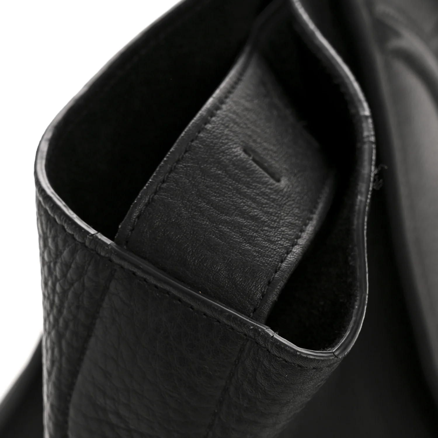 Grained Calfskin Medium Phantom Luggage Black - Image 13