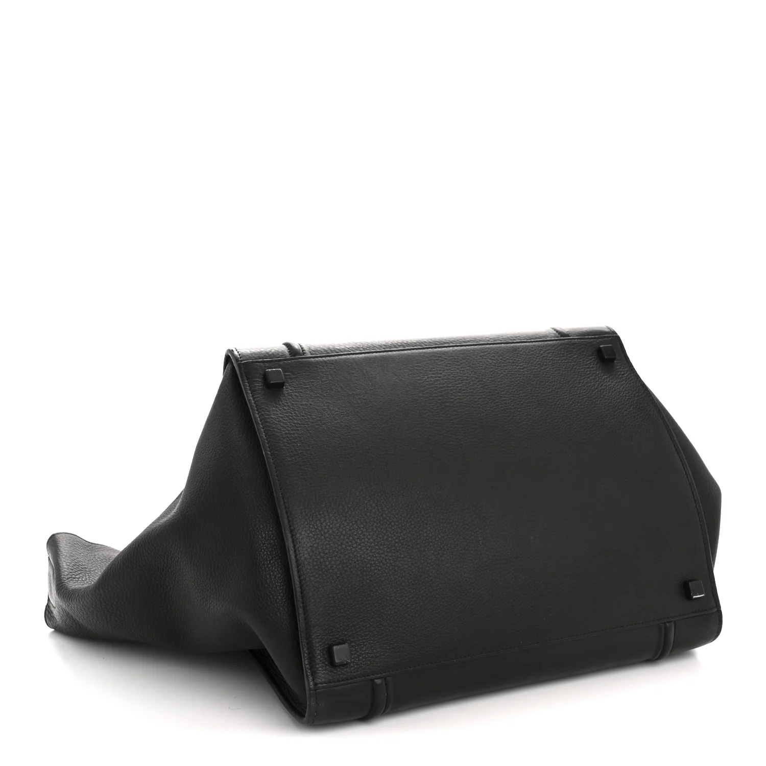 Grained Calfskin Medium Phantom Luggage Black - Image 4
