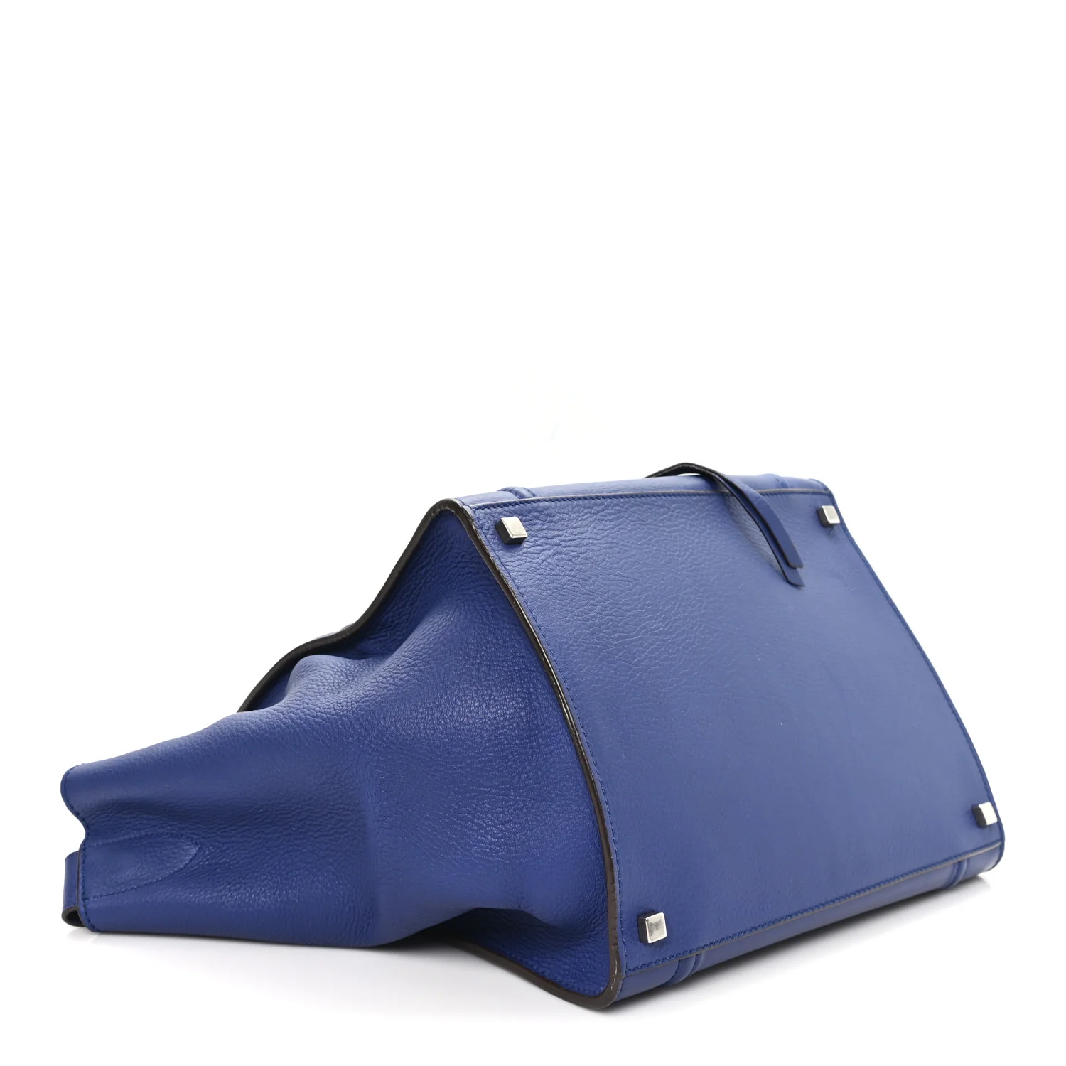 Grained Calfskin Medium Phantom Luggage Indigo - Image 4
