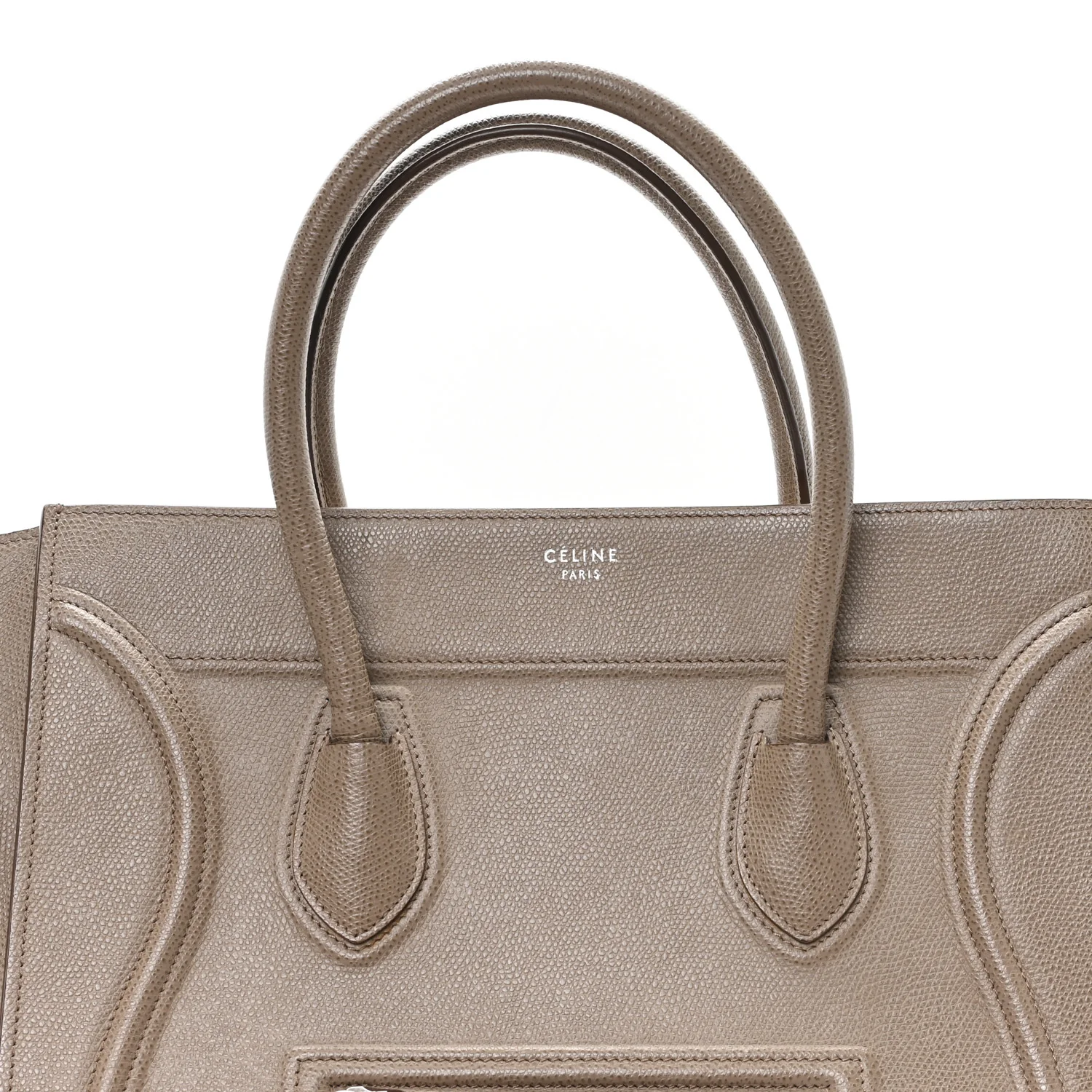 Grained Calfskin Medium Phantom Luggage Taupe - Image 7