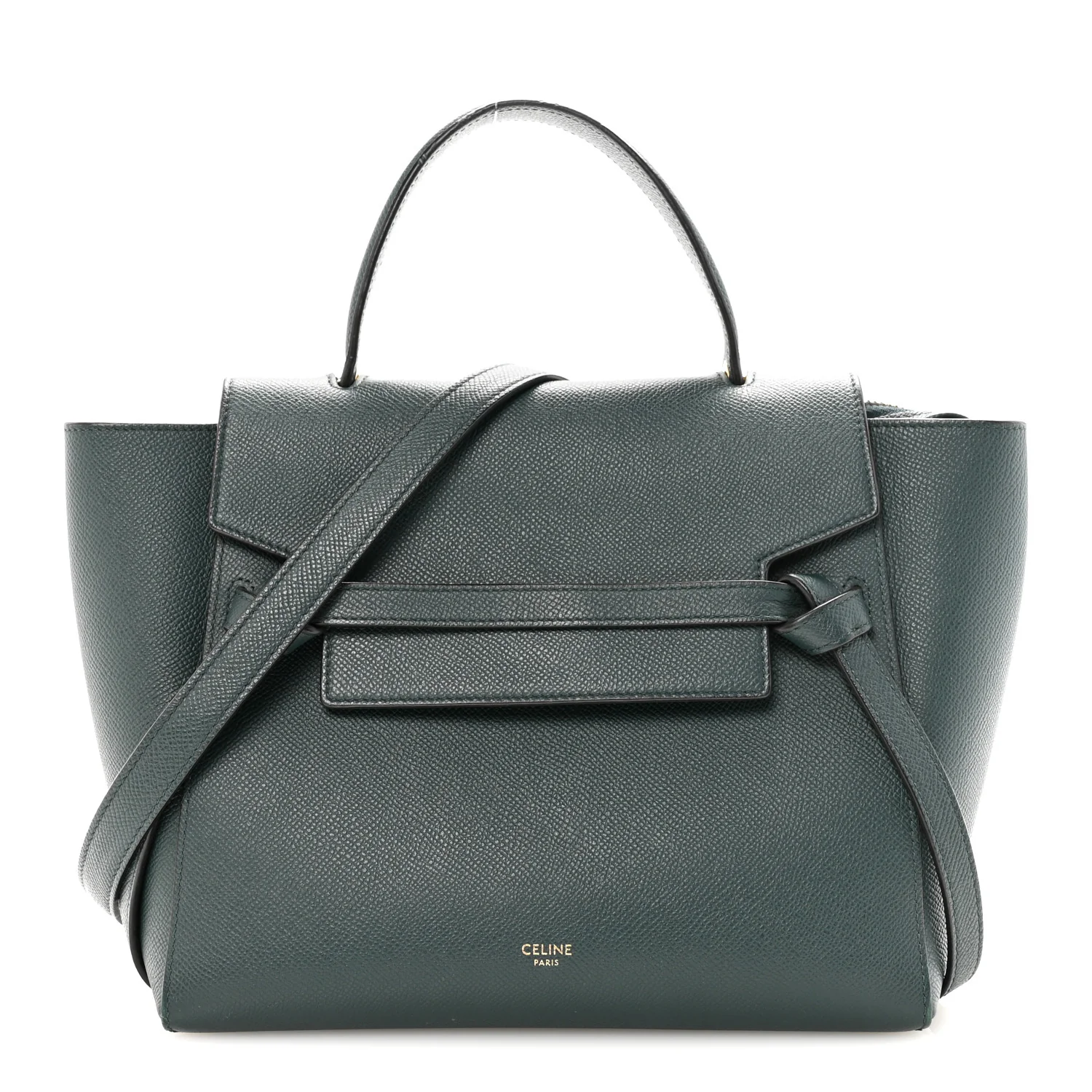Grained Calfskin Micro Belt Bag Amazone