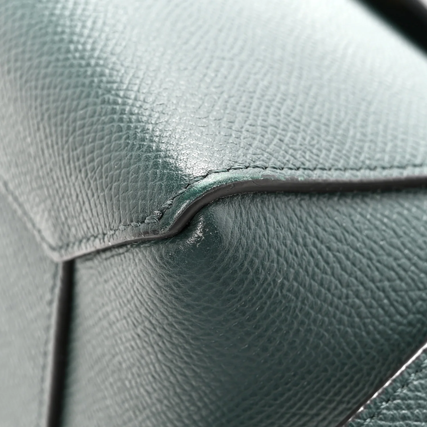 Grained Calfskin Micro Belt Bag Amazone - Image 11