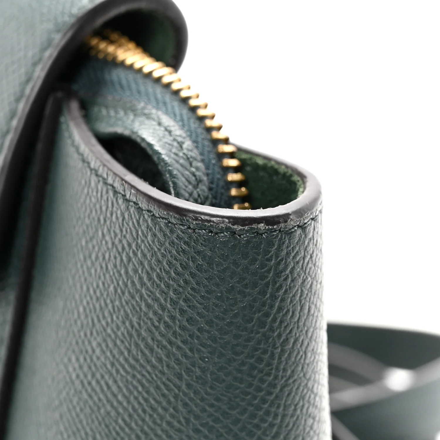Grained Calfskin Micro Belt Bag Amazone - Image 12