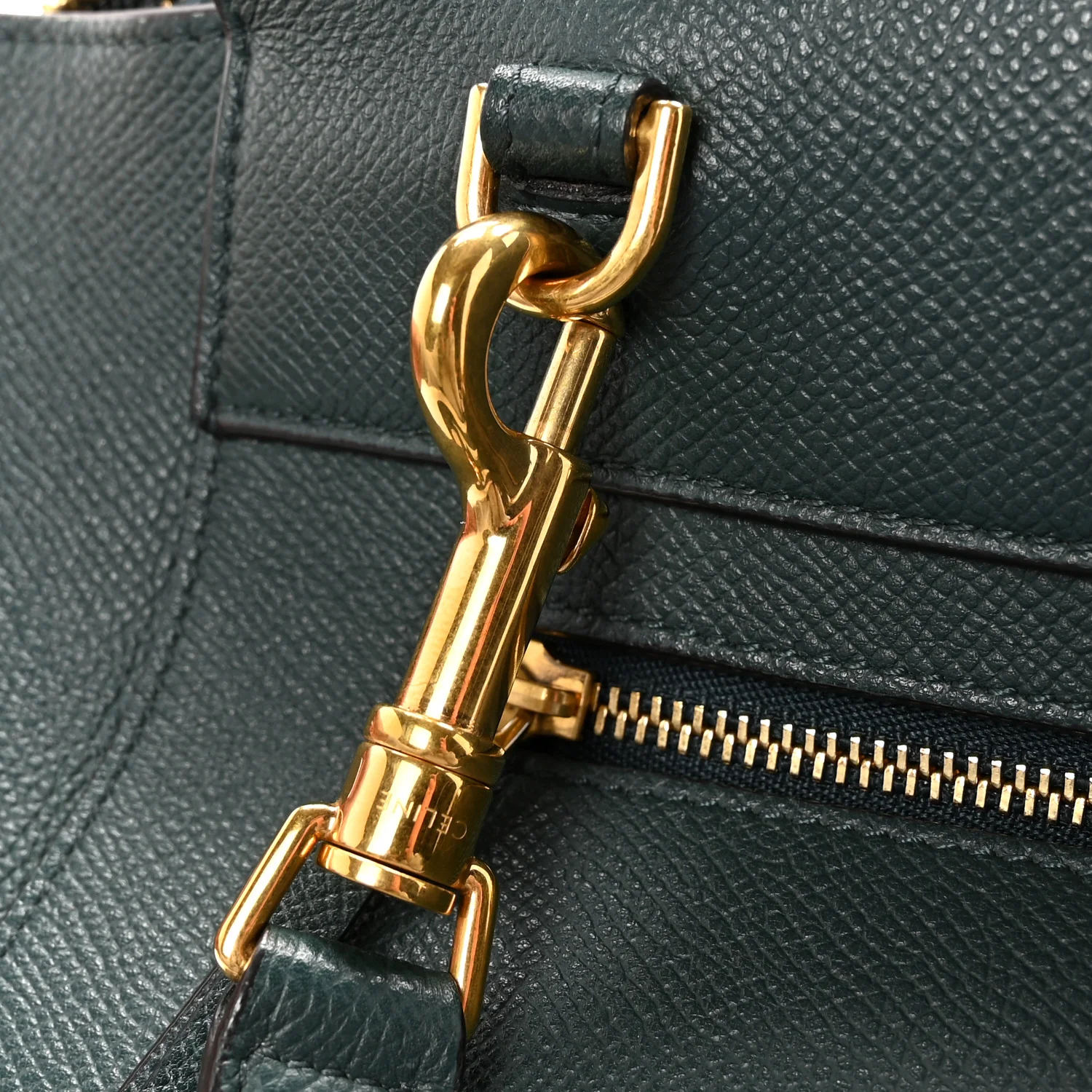 Grained Calfskin Micro Belt Bag Amazone - Image 15