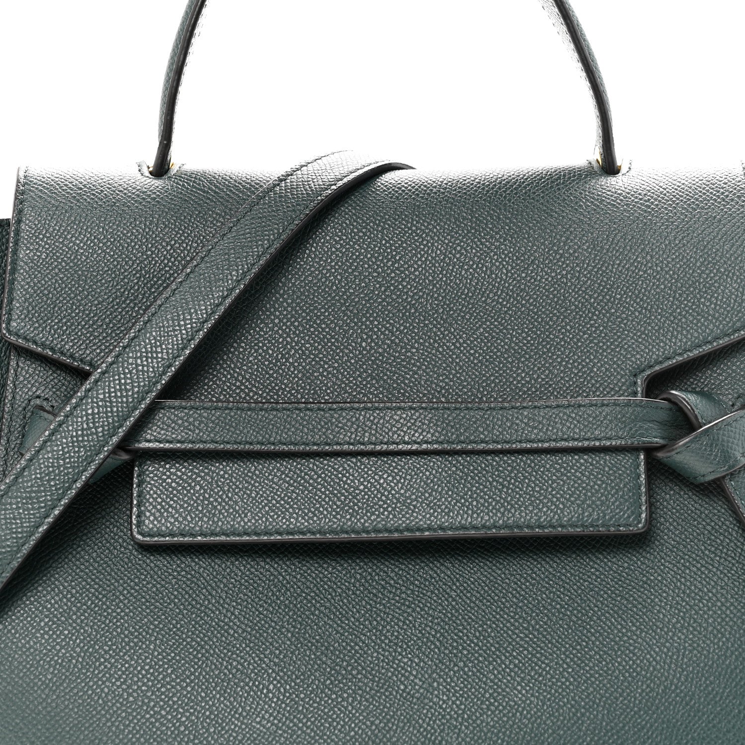 Grained Calfskin Micro Belt Bag Amazone - Image 8