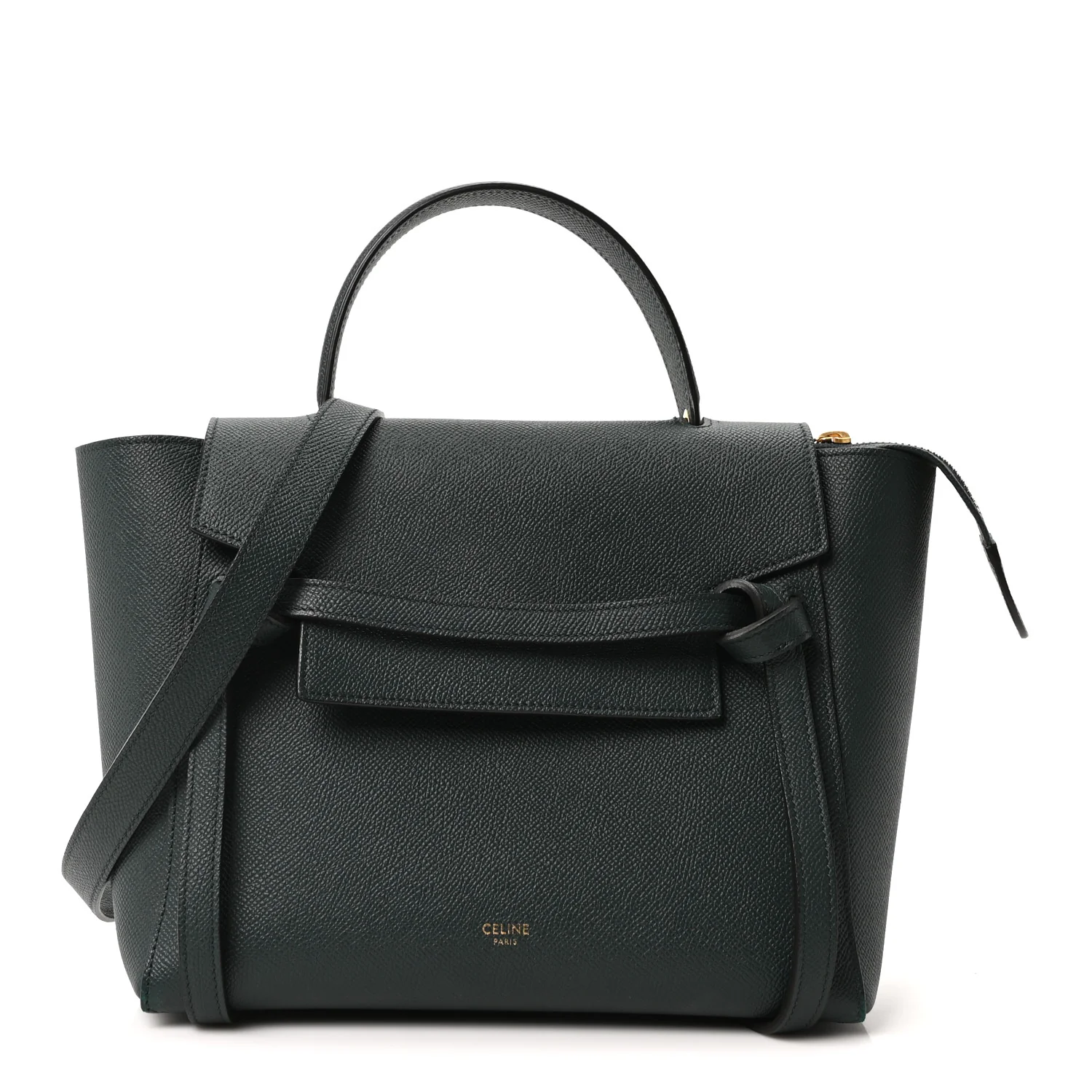 Grained Calfskin Micro Belt Bag Amazone
