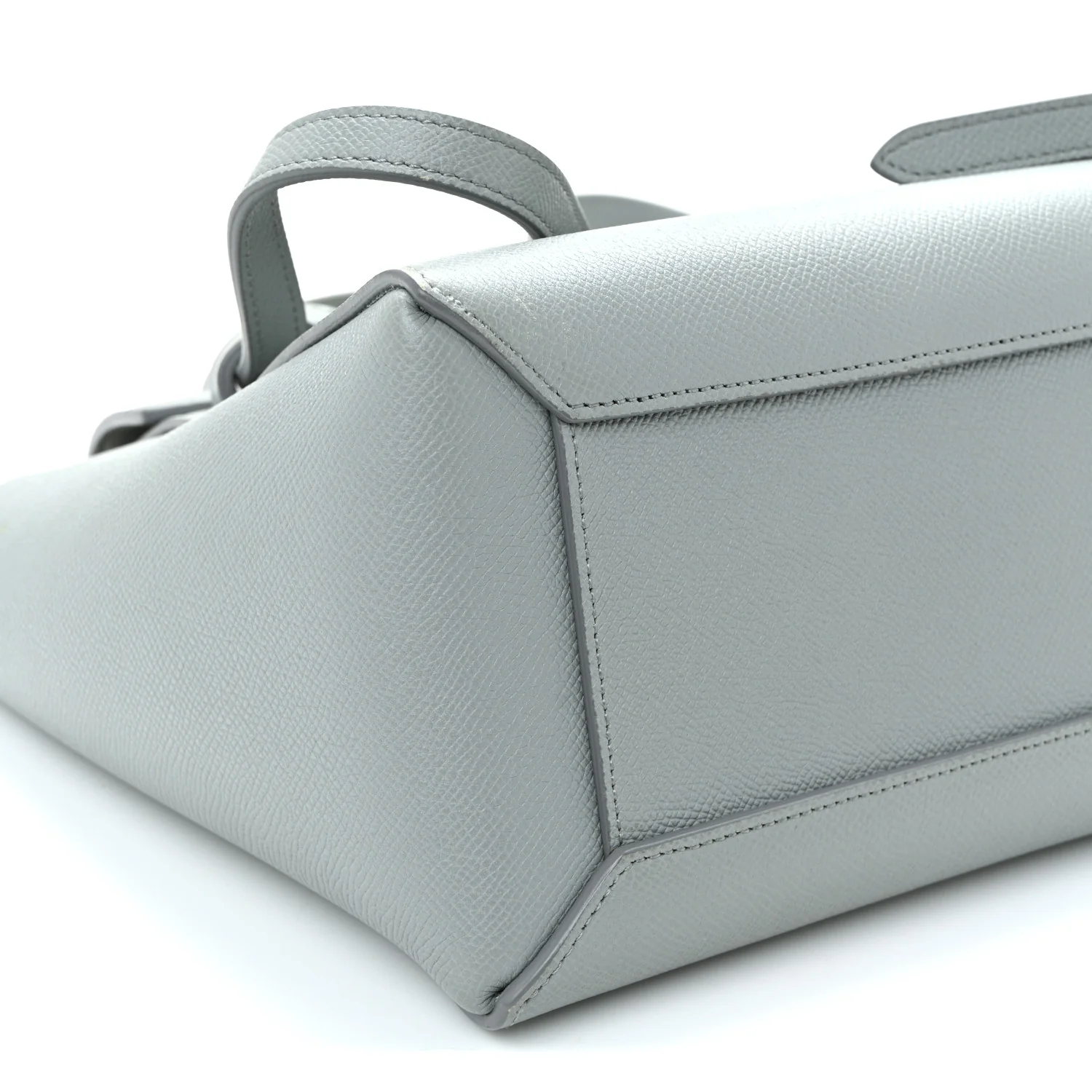 Grained Calfskin Micro Belt Bag Cloud - Image 10
