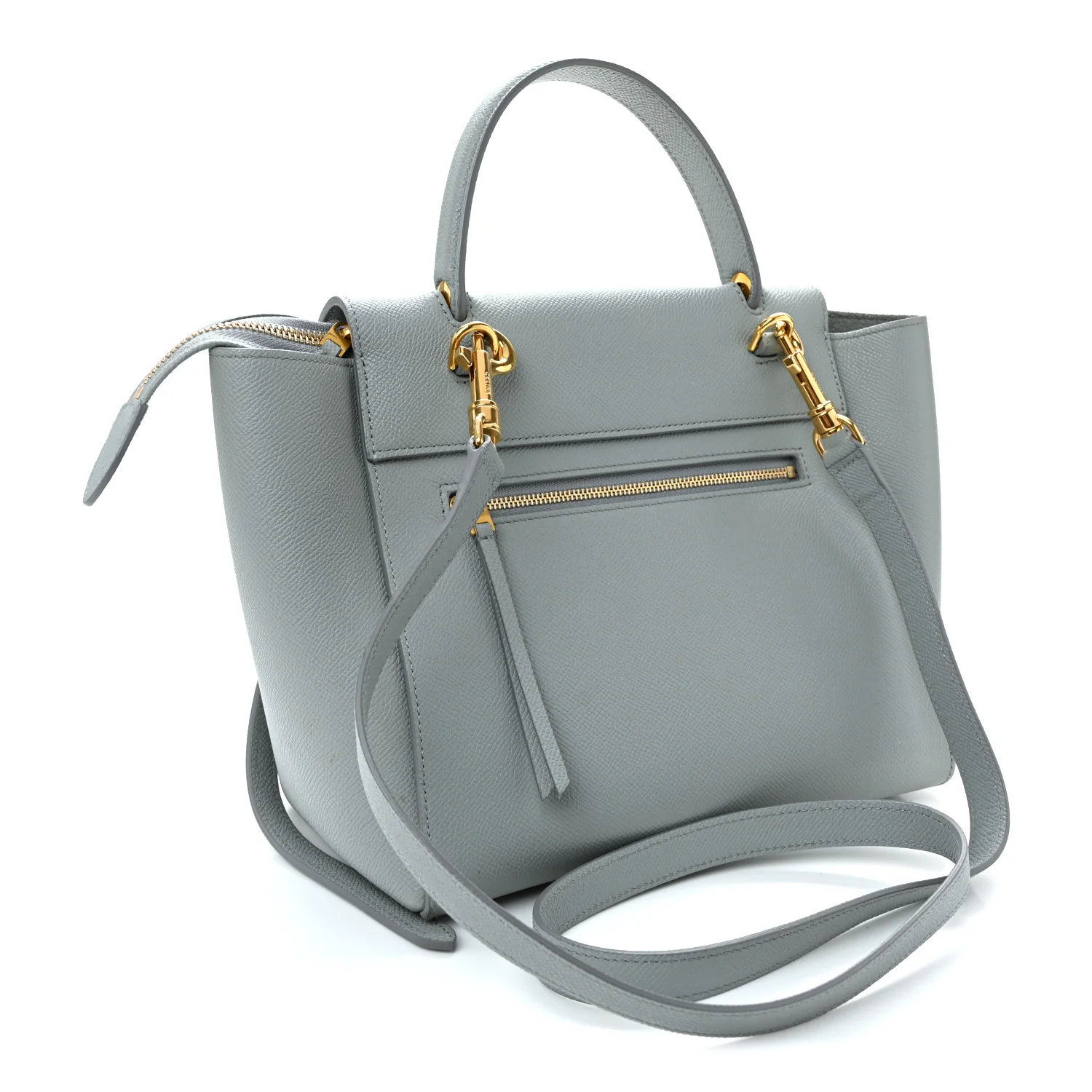 Grained Calfskin Micro Belt Bag Cloud - Image 3