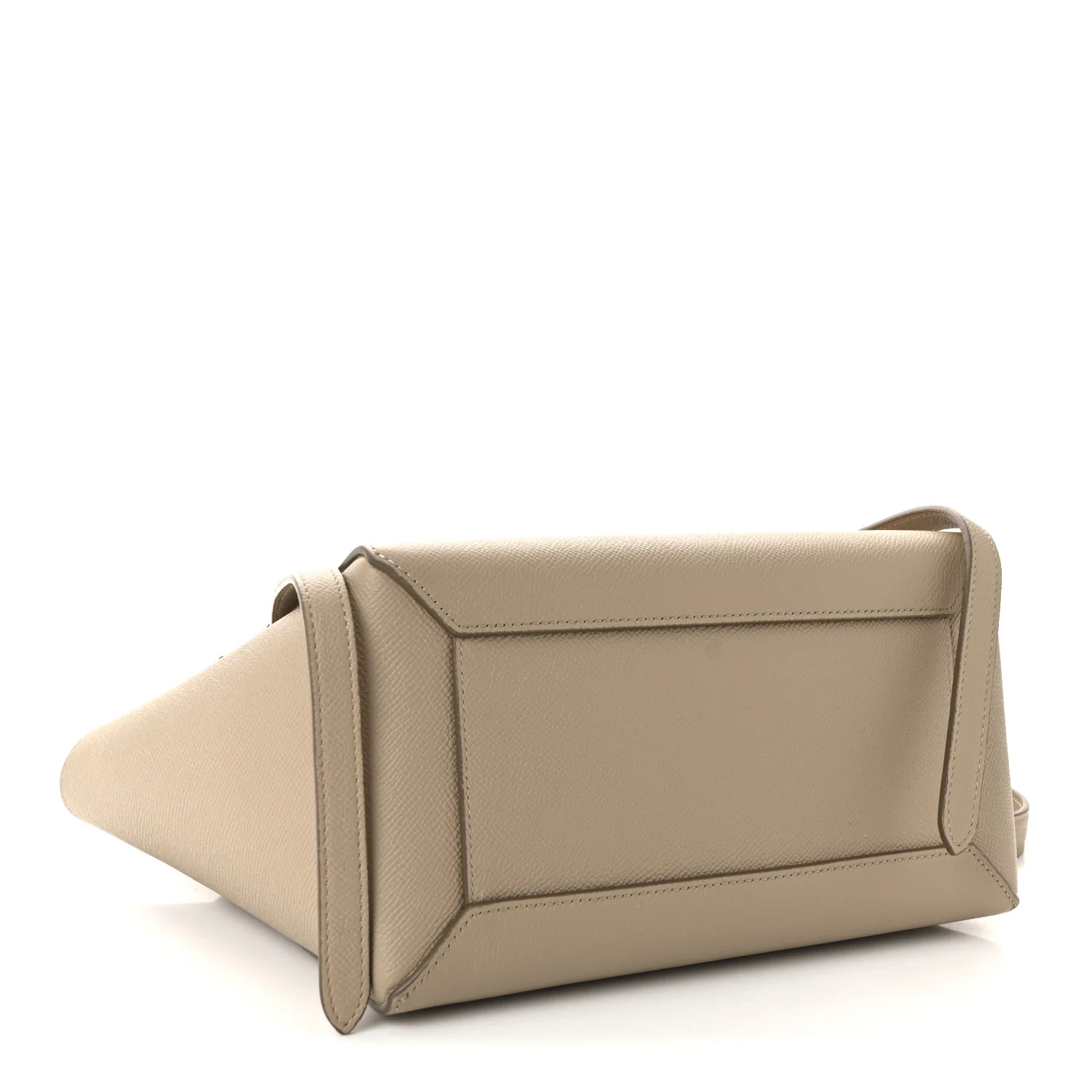 Grained Calfskin Micro Belt Bag Light Taupe - Image 4