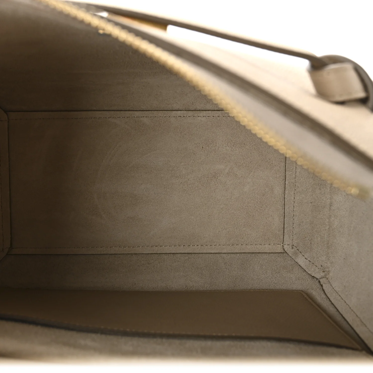 Grained Calfskin Micro Belt Bag Light Taupe - Image 5