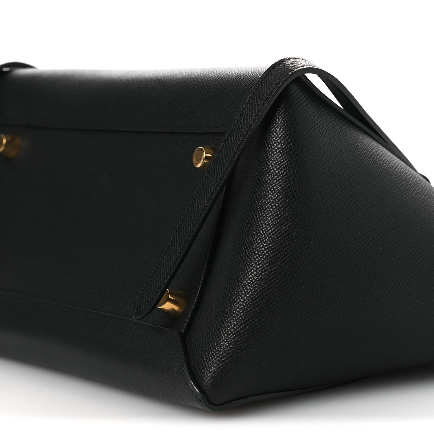 Grained Calfskin Mini Belt Bag Black - Image 10
