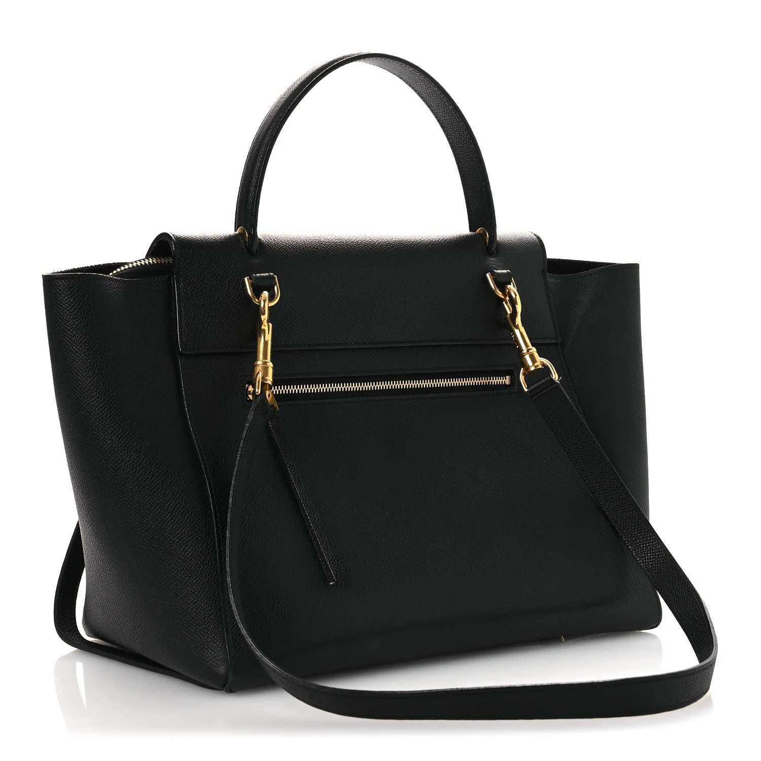 Grained Calfskin Mini Belt Bag Black - Image 3