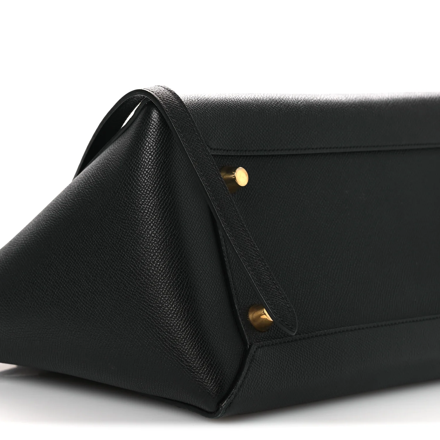 Grained Calfskin Mini Belt Bag Black - Image 9
