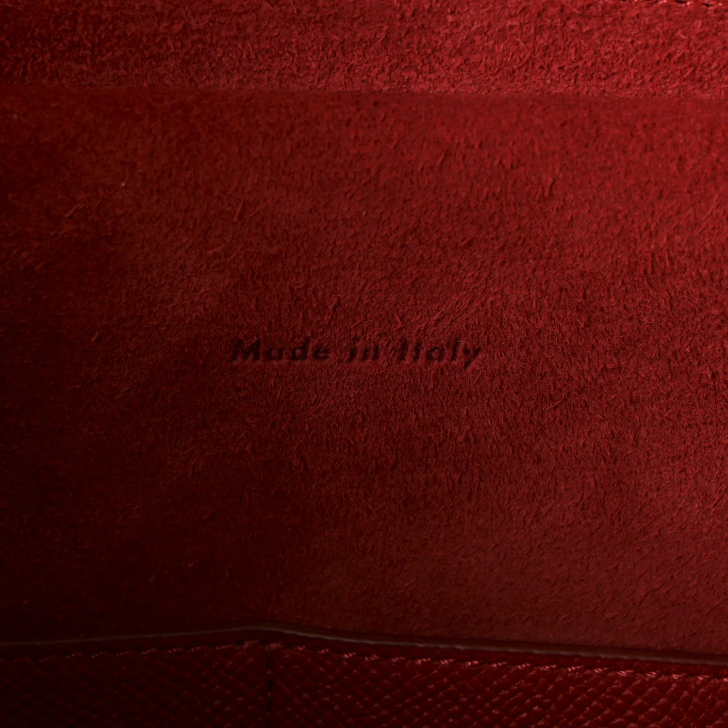 Grained Calfskin Mini Belt Bag Coquelicot - Image 6